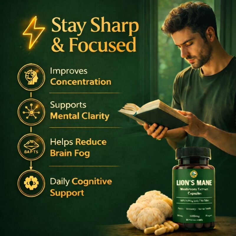 Lion’s Mane mushroom capsules