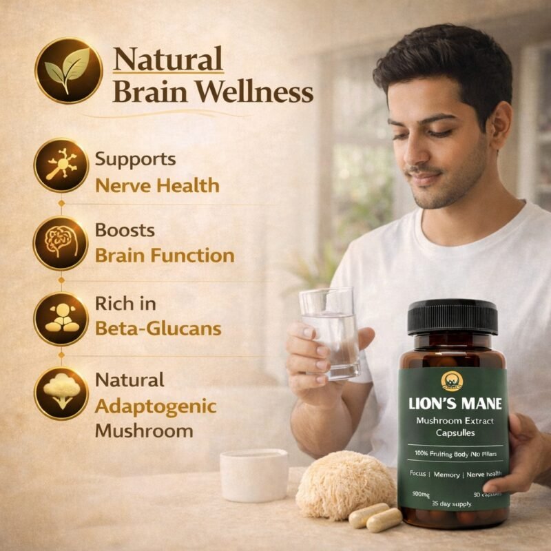 Lion’s Mane mushroom capsules