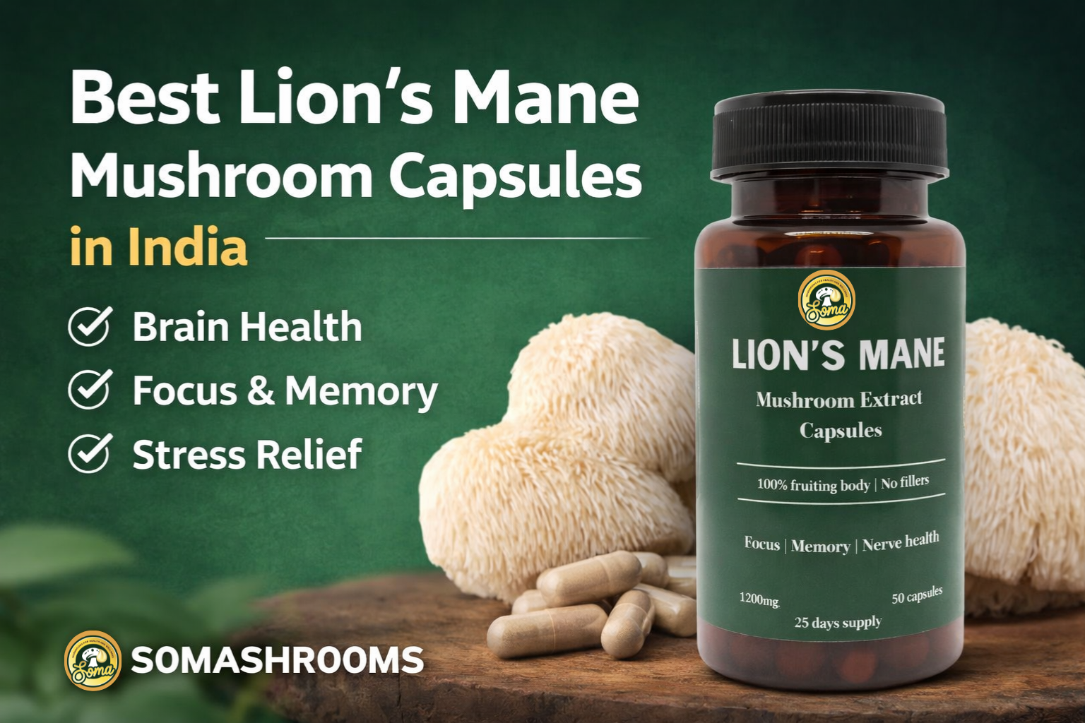 Lion’s Mane Mushroom Capsule