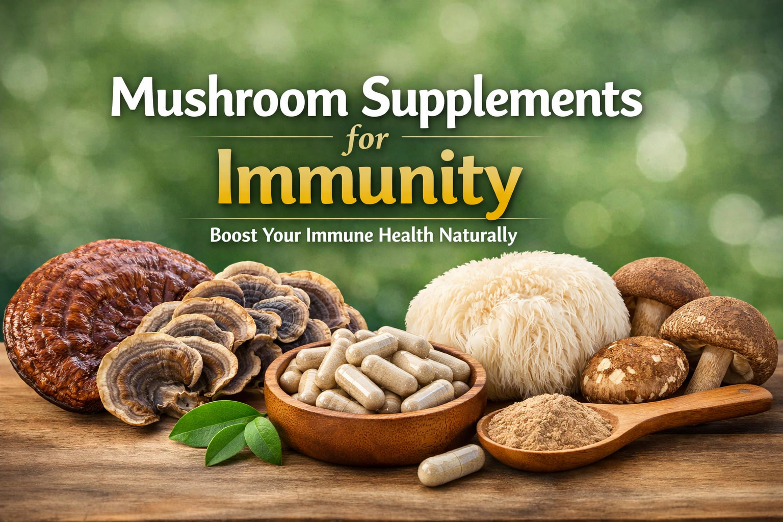Mushroom Supplements for Immunity