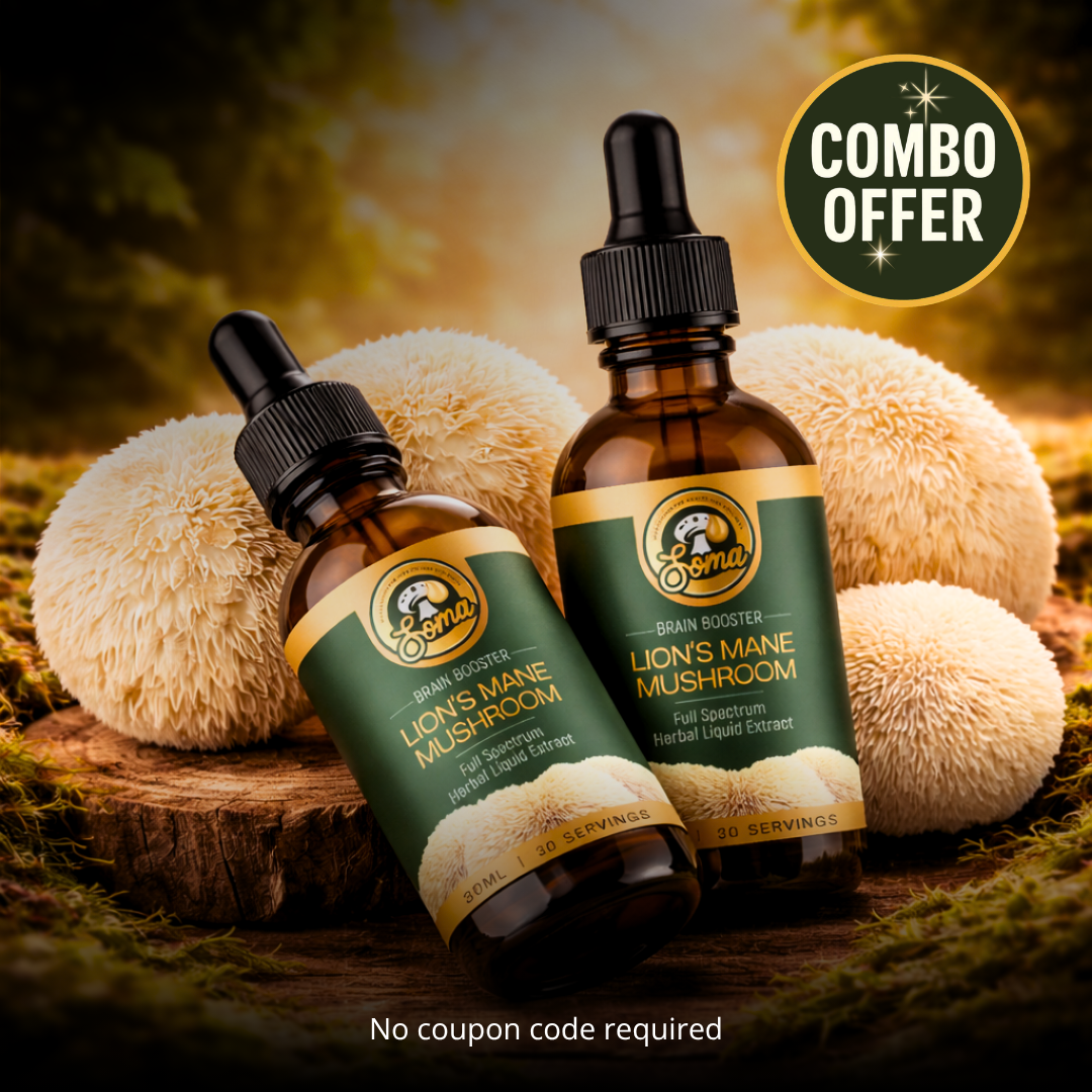 1 Lions Mane Liquid Mushroom Extract Combo - Image 1