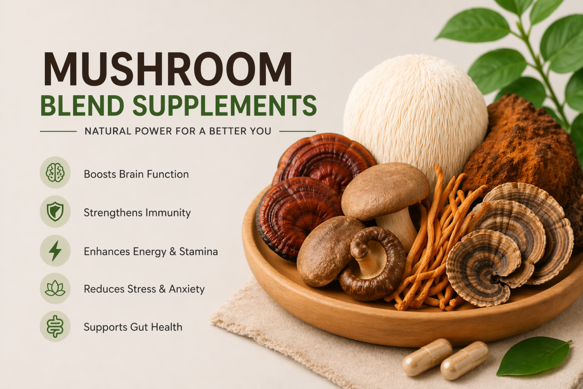Mushroom Blend Supplements