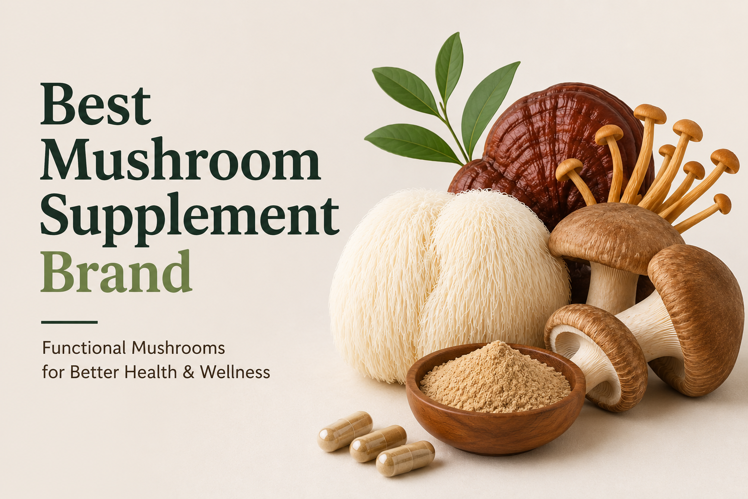Best Mushroom Supplement Brand in India | SomaShrooms